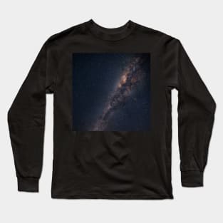 Scenic view of night sky with stars Long Sleeve T-Shirt